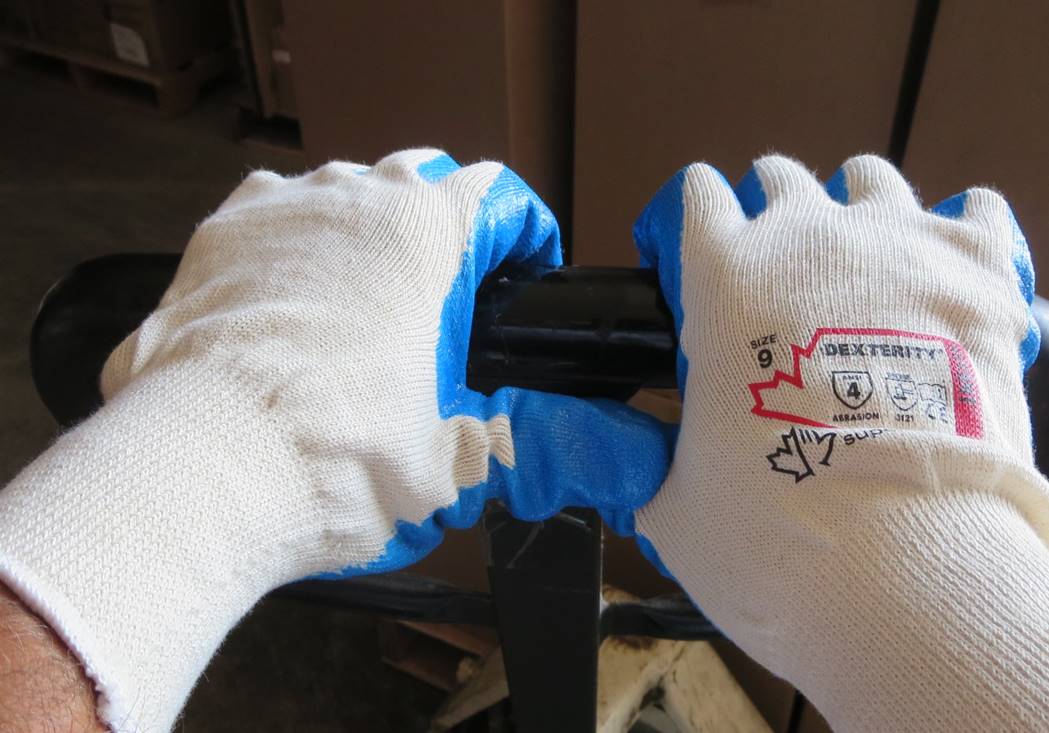 #S15NT Superior Glove® Dexterity® 15-gauge biodegradable Cotton Knit w/ Nitrile Palm Coated gloves
